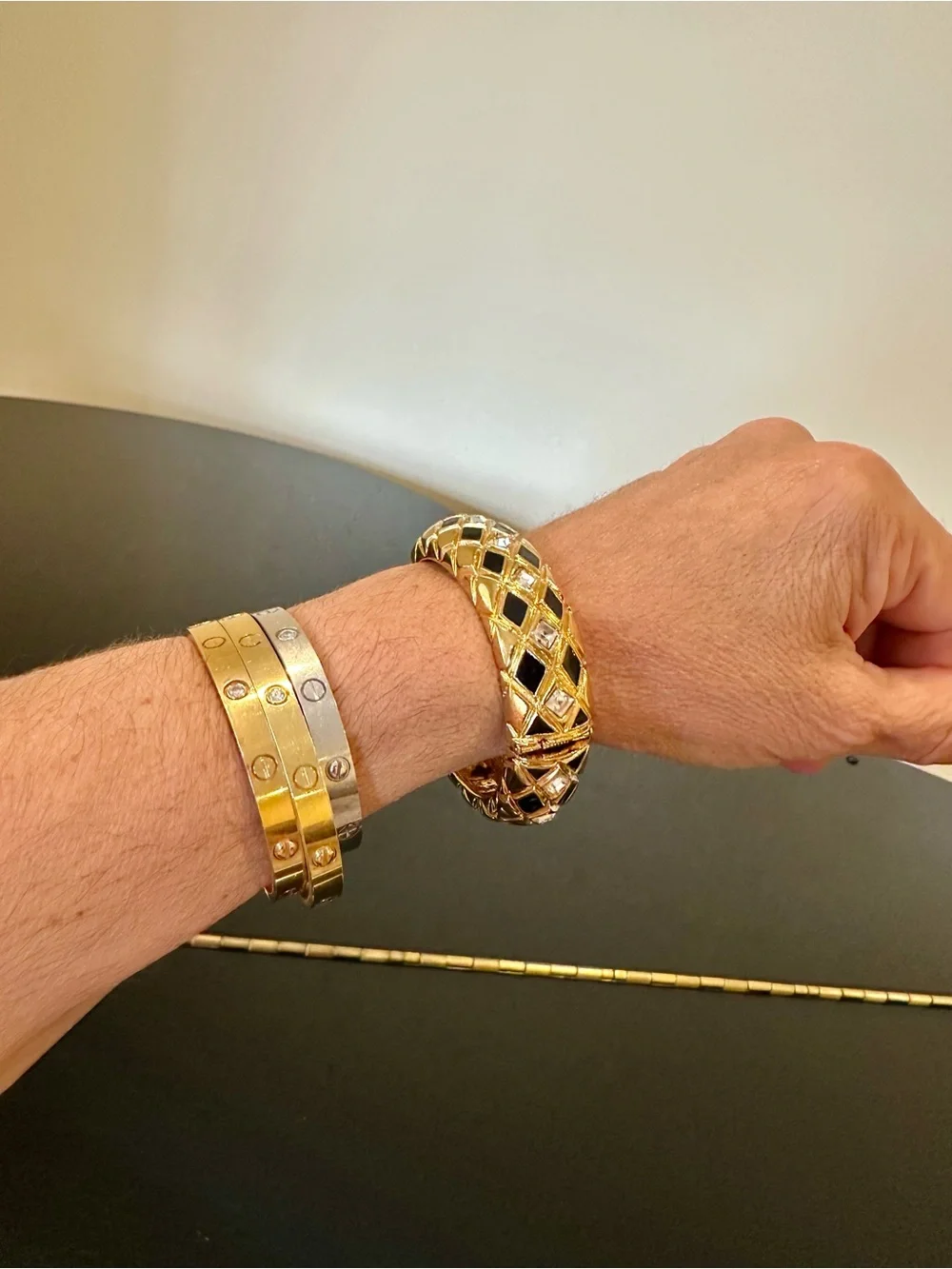 St. John Authentic Runway Vintage Retro Iconic Designer Formal Couture Bracelet